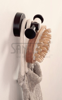 Нержавеющая двойная вешалка SLZD 04N арт: 62041 Sanela Чехия (фото, схема)