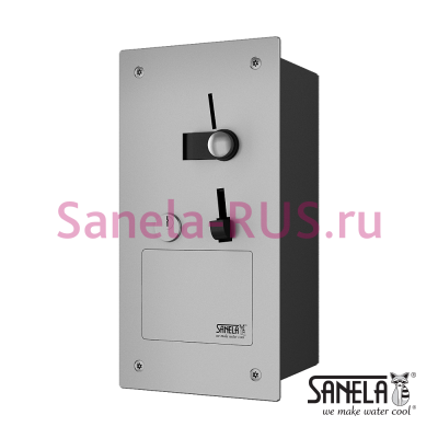 Встроенный монетный и жетонный автомат для электроприбора SLZA 41Z арт: 88411 Sanela Чехия (фото, схема)