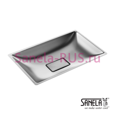 Нержавеющая встраиваемая раковина SLUN 24X арт: 93241 Sanela Чехия (фото, схема)