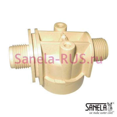 Корпус электромагнитного клапана VE-POUZDRO3/8 Sanela Чехия (фото, схема)