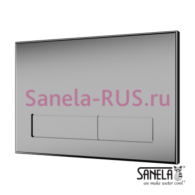 Кнопка SLW 54 (для инсталляции SLR 21, нержавейка) арт: 04542 Sanela Чехия (фото, схема) Кнопка SLW 54 (для инсталляции SLR 21, нержавейка) арт: 04542 Sanela Чехия (фото, схема)