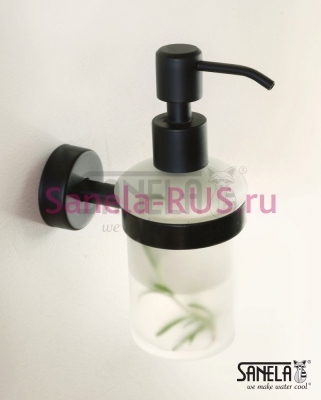 Нержавеющий держатель стеклянного дозатора мыла SLZD 14N арт: 62141 Sanela Чехия (фото, схема) Нержавеющий держатель стеклянного дозатора мыла SLZD 14N арт: 62141 Sanela Чехия (фото, схема)