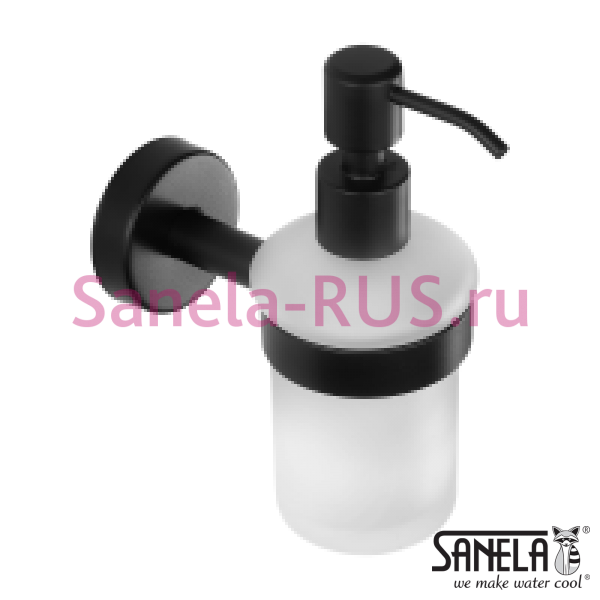 Нержавеющий держатель стеклянного дозатора мыла SLZD 14N Нержавеющий держатель стеклянного дозатора мыла SLZD 14N