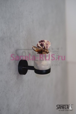 Нержавеющий держатель со стаканом SLZD 12N арт: 62121 Sanela Чехия (фото, схема)