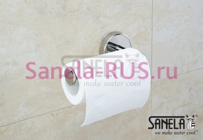 Нержавеющий держатель туалетной бумаги SLZD 20 арт: 62200 Sanela Чехия (фото, схема)