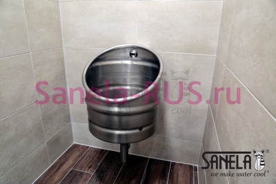 Нержавеющий автоматический писсуар KEG SLPN 10EB арт: 91105 Sanela Чехия (фото, схема)